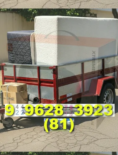 Frete para transporte em bairros como Centro, Boa Vista e Santo André!