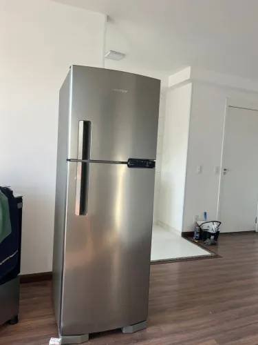 Geladeira Brastemp Frost Free Duplex 375L Inox BRM44HK