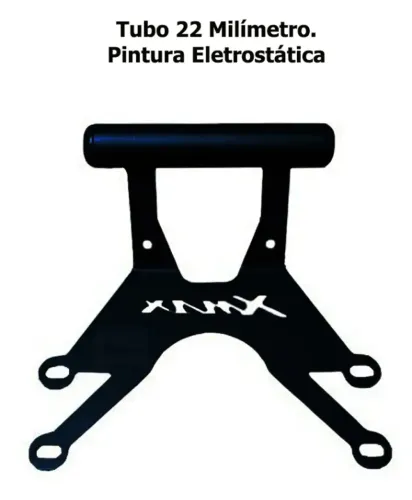Suporte Gps Xmax 250 Yamaha Aco Reforcado Cor Preto