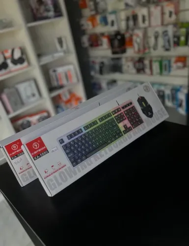 Kit Teclado e Mouse Gamer Led Rgb Switch Leve - Entregamos 