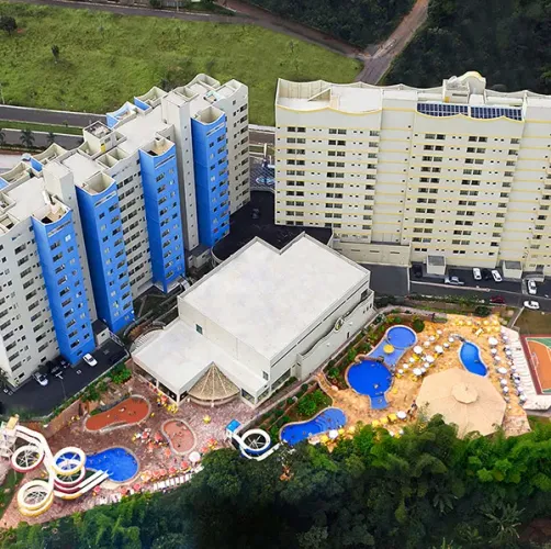 Apartamento no Golden Dolphin Hotel em Caldas Novas