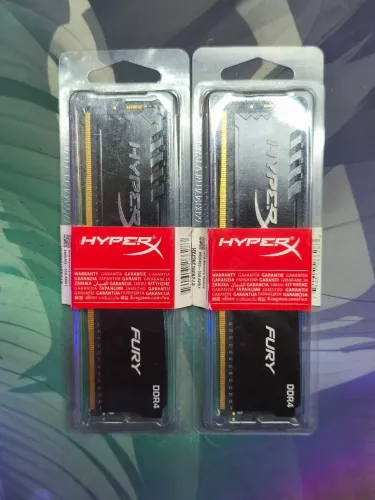 2x8gb 2666mhz Hyperx fury (lacradas)