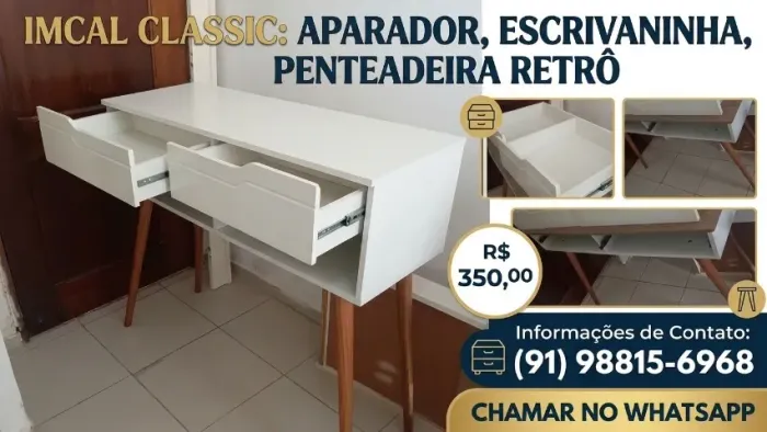 Aparador, Escrivaninha, Penteadeira Retrô