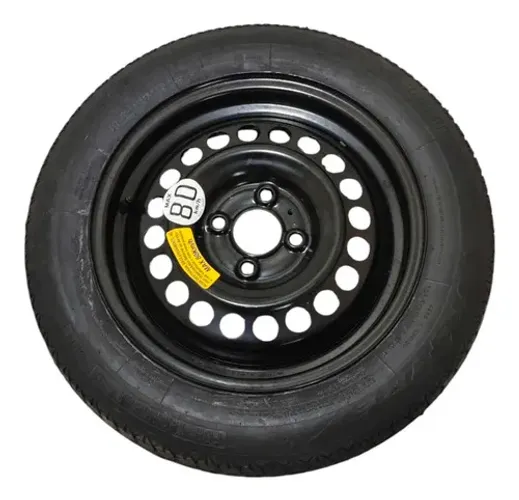 Roda Estepe Aro 15 C/pneu Nissan Versa 1.6 2022 2023 2024 Preto