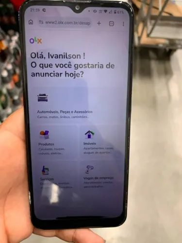 Celular moto E7 plus 