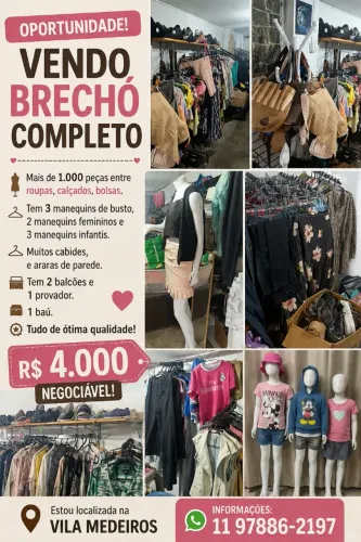Brechó para venda