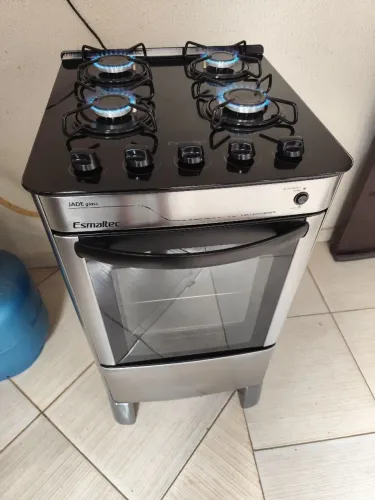 Fogão Esmaltec, inox, ENTREGO SEM TAXA 