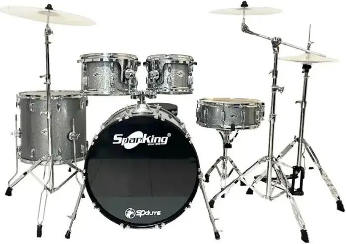 Bateria Completa Profissional Spanking Sparkle Banco Pratos