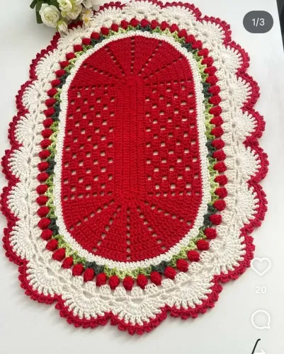 Jogo de banheiro em croche