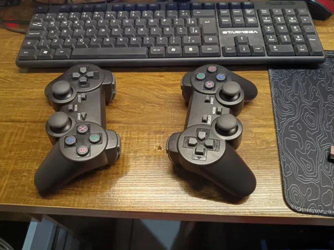 Controle sem fio 2.4 GHz com receptor USB - Ideal para Game Stick, Batocera e jogos retrô