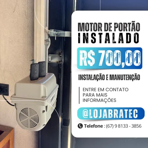 Motor para portão de elevação de 8 segundos (instalado)