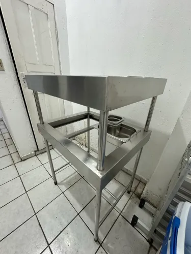 Suporte mesa para alimentos em inox
