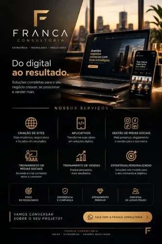 Criação de Sites Profissionais | Gestão de Redes Sociais | Treinamentos de Vendas