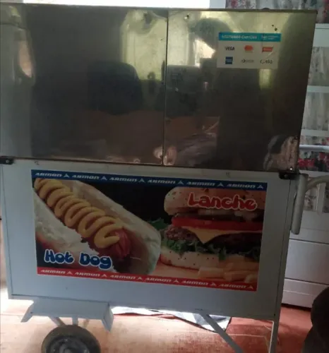 Barraca de venda de lanches