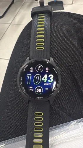 Relógio Smartwatch Garmin Forerunner 265 Amoled Preto
