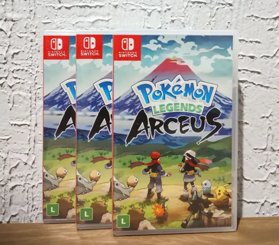 Pokémon Legends Arceus Switch Lacrado (Aceitamos seu jogo usado como pagamento)