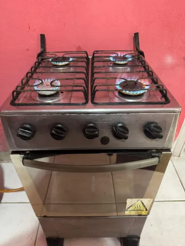 FOGÃO ESPELHADO INOX 4 BOCAS ATLAS