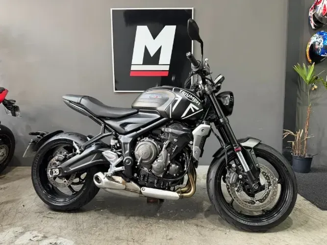 TRIUMPH TRIDENT 660 2023 9.000km - Revisada - Baixa Km - Impecável