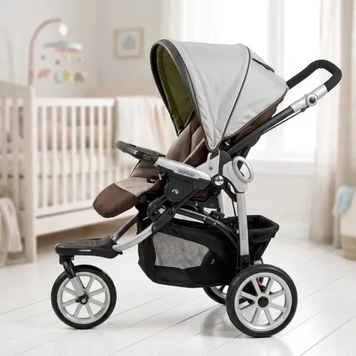 Carrinho de Bebê Peg-Pérego 3 Rodas - Conforto e Segurança Premium