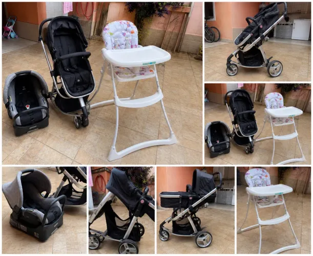 Carrinho de bebê Moisés 