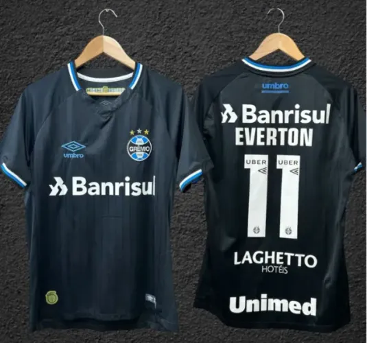 camisa Grêmio 2018 preta #11 Everton Cebolinha umbro tamanho M