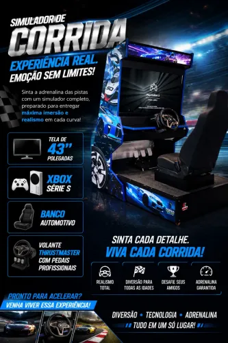 Simulador de corrida profissional 