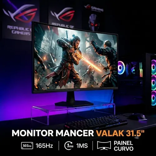 Monitor Mancer Curvo 32" 165hz Full HD