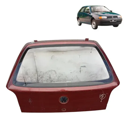 Porta Malas Tampa Traseira Volkswagen Gol G2 1999 2005 Vermelho