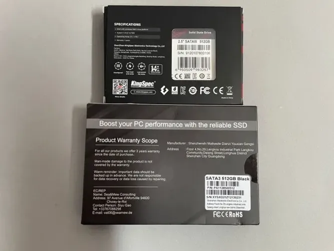 Ssd de 240GB 256GB Sata III 6GB/s Vários Modelos e Tamanhos
