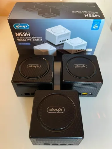 Knup KP-RW404/MS Wi-Fi Mesh Dualband (2.4 GHz e 5 GHz) AC1900
