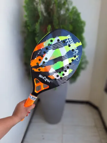 Raquete beach tennis shark predator 2025