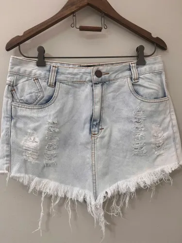 Saia jeans Femenina T:40