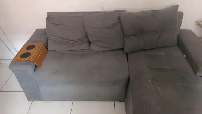 Sofá 3 lugares L