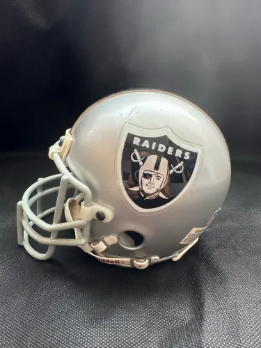 Mini Capacete Riddell Raiders VINTAGE Anos 80/90 NFL Original Raro