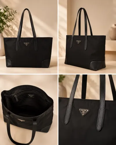 Bolsa Prada Nylon Premium Preta - Elegância e Versatilidade