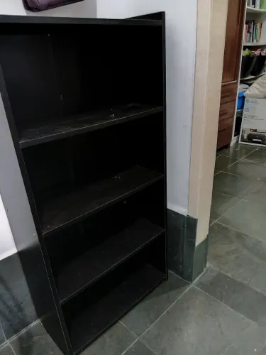 Estante preta 60 X 1,20
