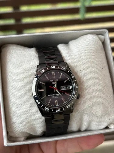 Relógio Seiko Automático Black Ion