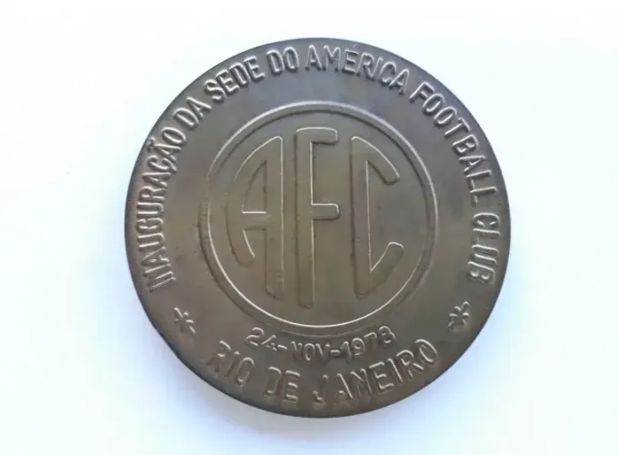 Medalha América Rj lnauguração Da Sede 24/11/1978 Linda<br>(Usado)