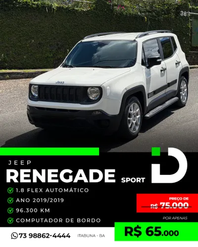 Jeep Renegade Sport 1.8 4X2 Flex 16V Aut. 2019