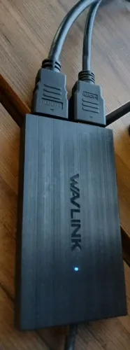 Adaptador de Multi-tela Dual HDMI. Estendido. USB a/c 3.0. WAVLIN
