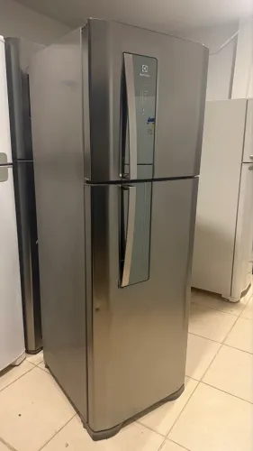 Geladeira Eletrolux Duplex Fros Fre inox pra vende hoje!!!!