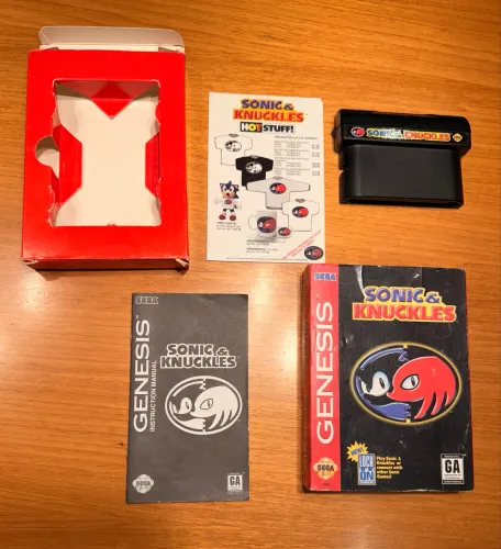 Sonic Knuckles - Genesis cib (completo)