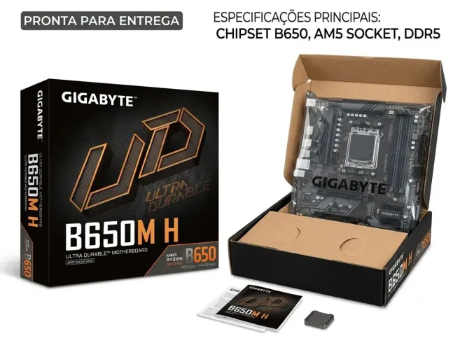 Placa mae b650m gigabyte 