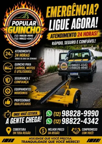 Serviço de guincho socorro mecânico 