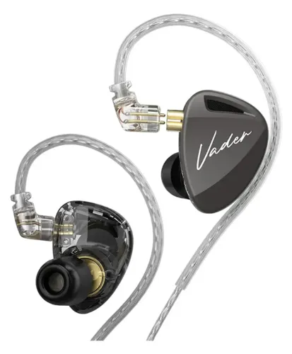 Fone Kz Vader Preto Balanced Version Sem Mic 