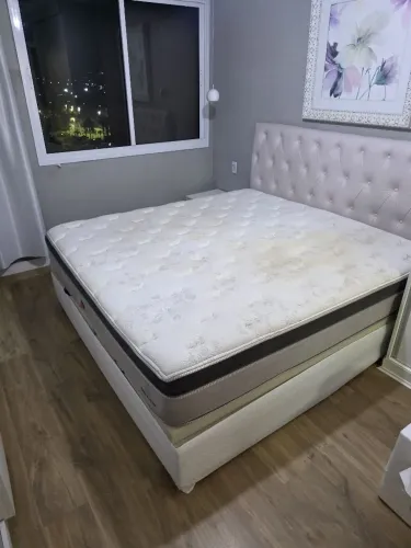 Colchão e Cama Box Baú King Size