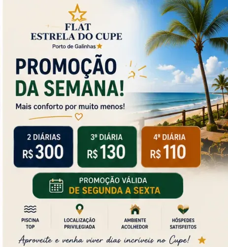 Porto de Galinhas | Conforto, Lazer e Excelente Localização