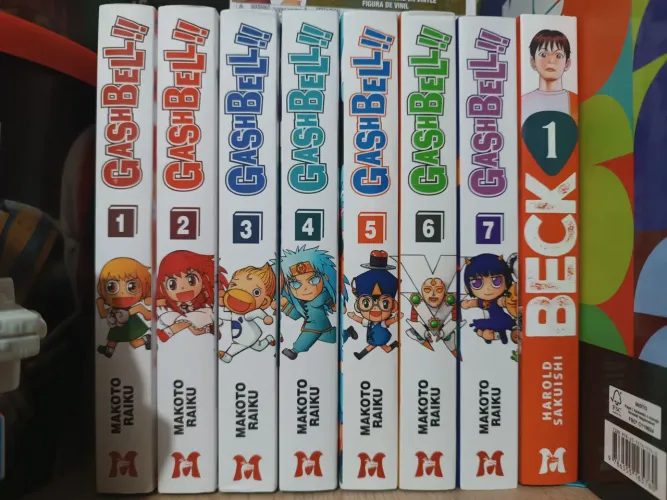 Mangá de Gashbell, 1 ao 7 edição - MPEG