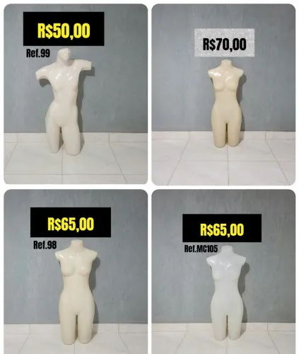 Manequim meio corpo