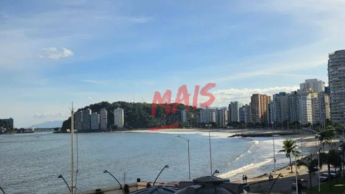 Apartamento vista para o mar, 1 quarto para alugar, 45 m² - Centro - São Vicente/SP